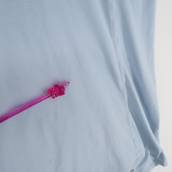 Outdoor Research Echo T Shirt Women Medium Blue Lightweight Hiking Trail Running - Picture 5 of 8